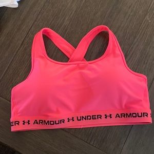 New! Under Armour Hot Pink Sports Bra size 2X